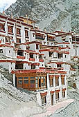 Ladakh - Rizong Gompa made of several buildings built one on top of the other